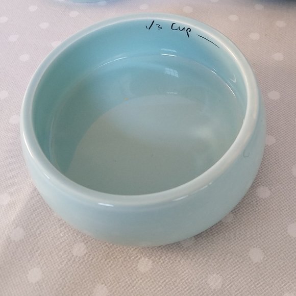 Cost Plus World Market Blue Ceramic Mason Jar Style Stackable Measuring Cups - Picture 8 of 11